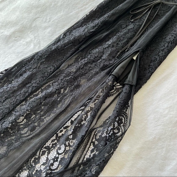 For Love And Lemons Longhorn Maxi Dress in Black - Picture 9 of 14